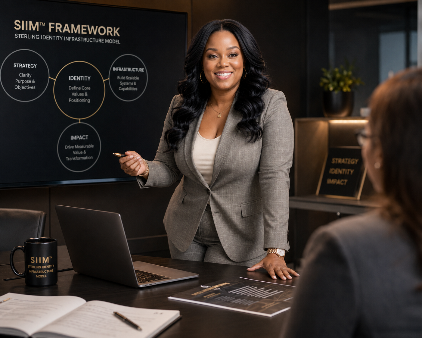 Yasha Sterling leading a strategy session