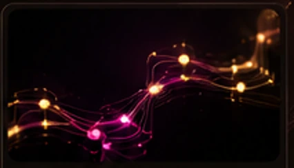 Gold and magenta enterprise signal flow
