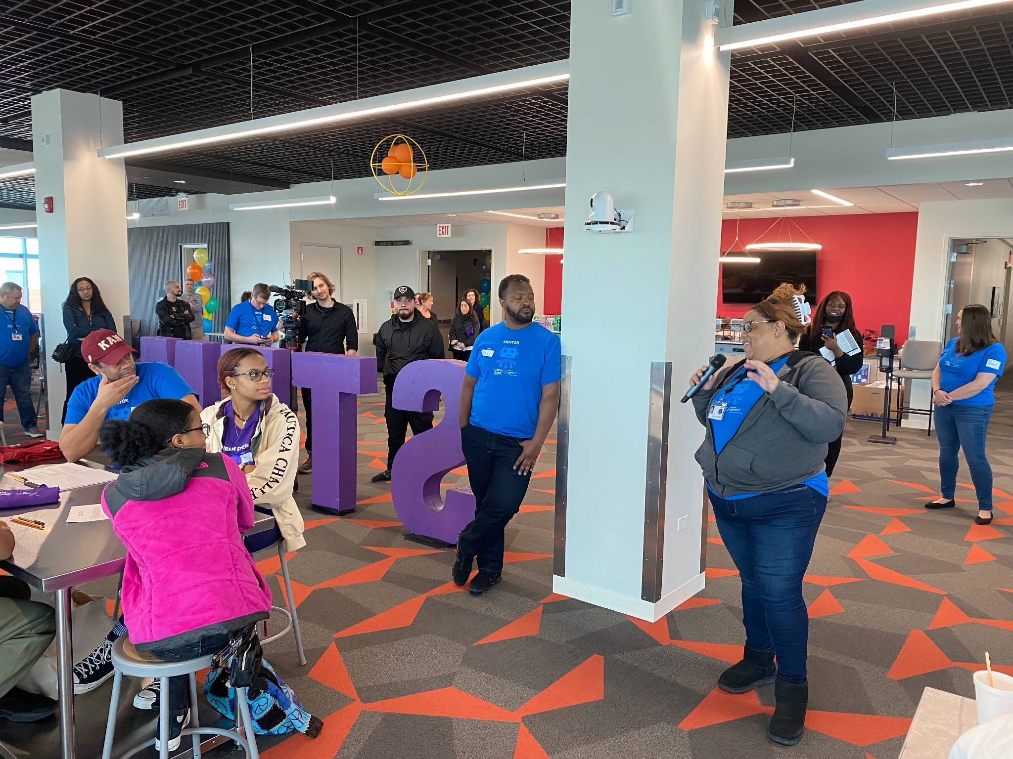 Yasha Sterling leading an interactive workshop